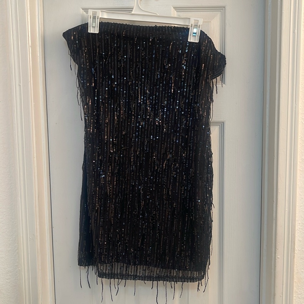 Sequin mini dress XL